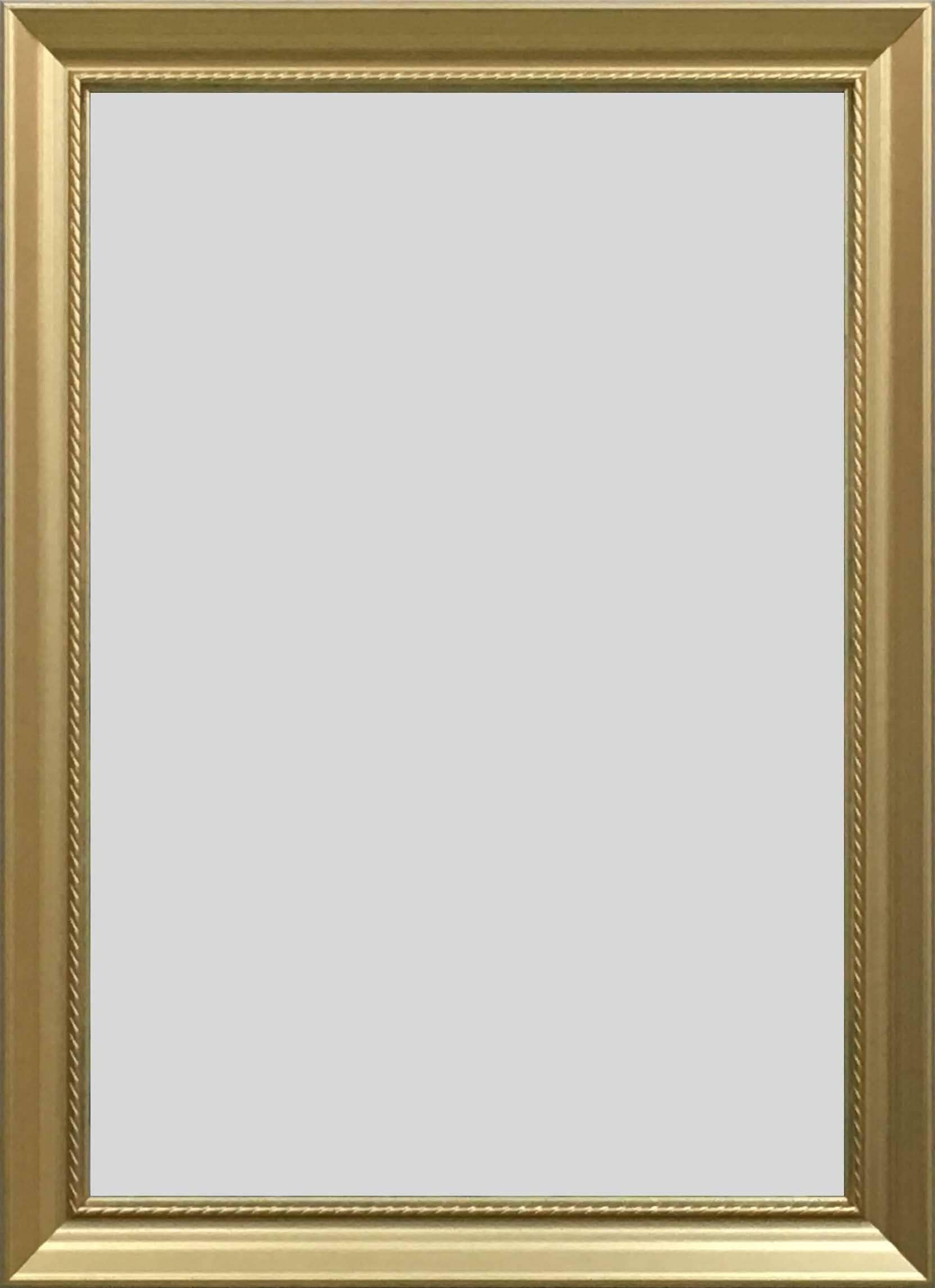 【賞状額】マーガレット 褒賞B3（517×367）ブラウン・ゴールド 賞状・証書・写真 アクリル仕様 壁掛け (ゴールド)