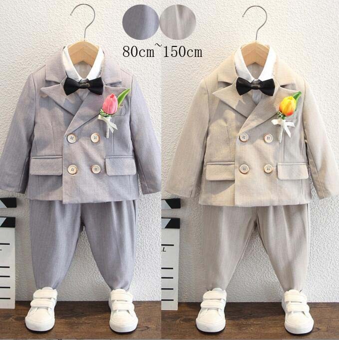 【最安値挑戦】スーツセット 演出服 子供服 上下セット 男の子スーツ 長袖 折襟 キッズスーツ 高品質 フォーマルスーツ 入学式スーツ 子供用 スーツ 結婚式 ベビースーツ 子供スーツ 卒業式 初節句