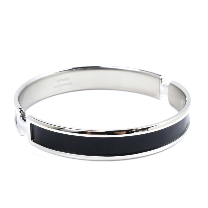 HERMES エルメス メタル ボックスカーフ オランプ バングル H010677CK89T2 レディース 中古 極美品