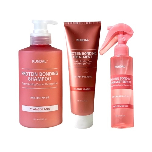 プロテインダメージケアシャンプー500ml+トリートメント250ml+ヘアミスト150ml 3点セット