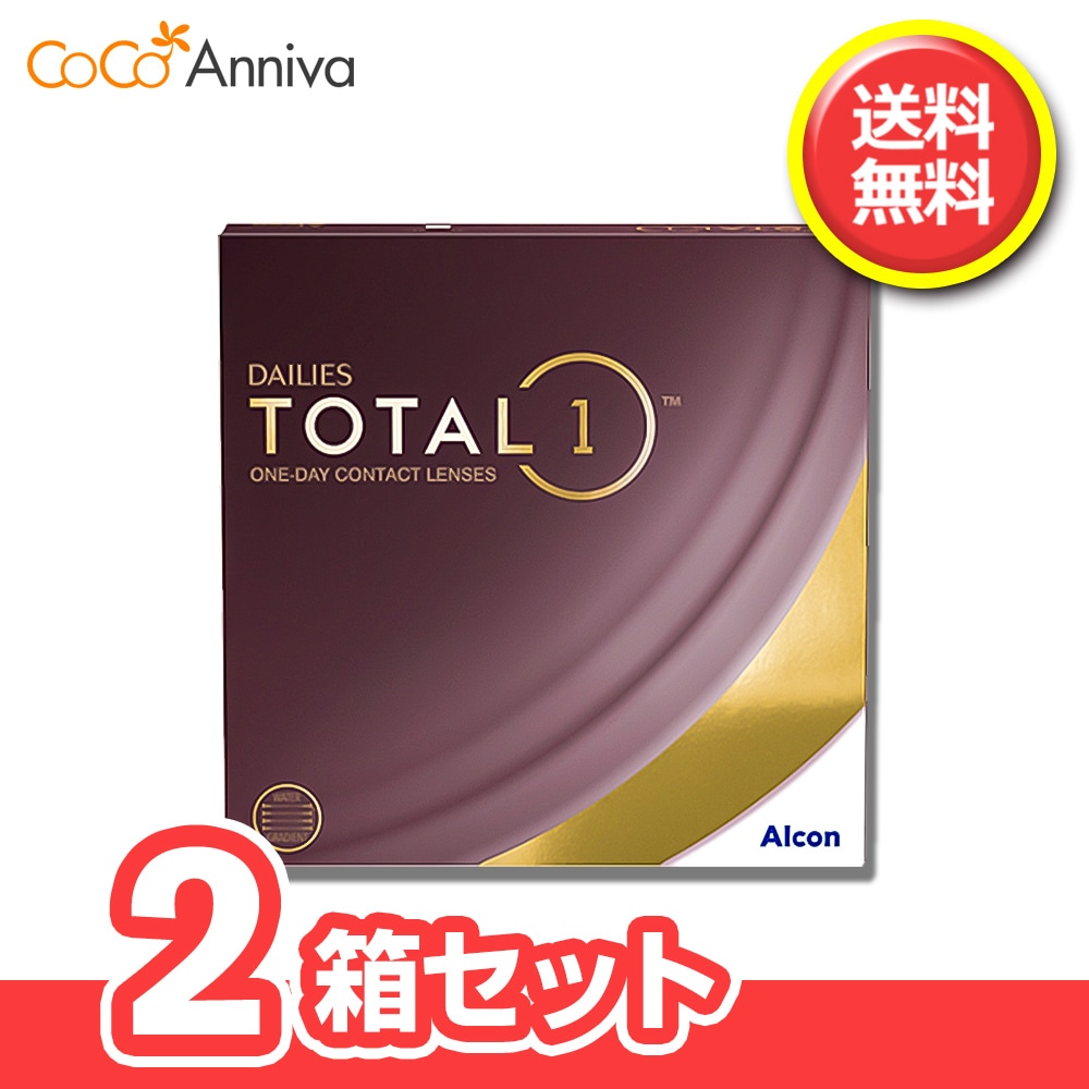 2箱セット デイ リーズ トータルワン 90枚入 1日使い捨てコンタクト ワンデー 両眼90日分（3か月分） 要 処方箋 指示書 アルコン