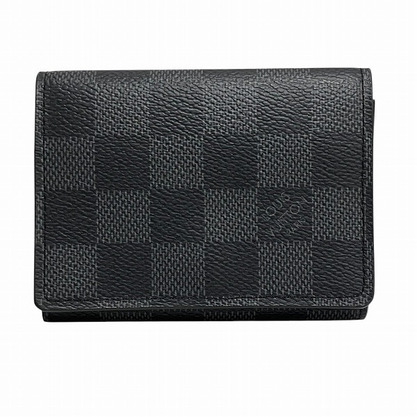 ルイヴィトン グラフィット アンヴェロップ カルト ドゥ ヴィジット カードケース【中古】