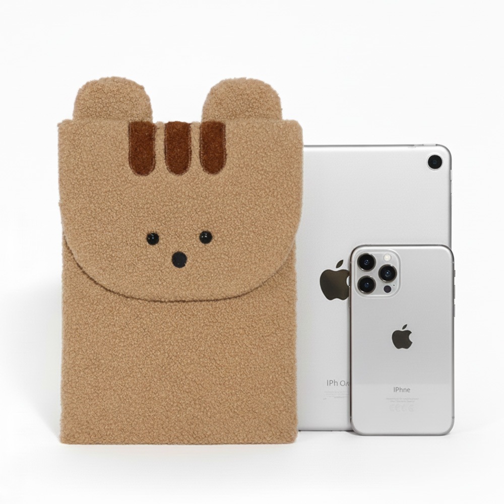 아이패드 태블릿 파우치 귀여운 동물 슬림형 휴대용 가방