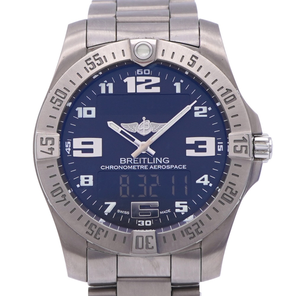 美品 クオーツ エアロスペース エヴォ E79363 腕時計 チタン 0955【中古】 メンズ 242,000円