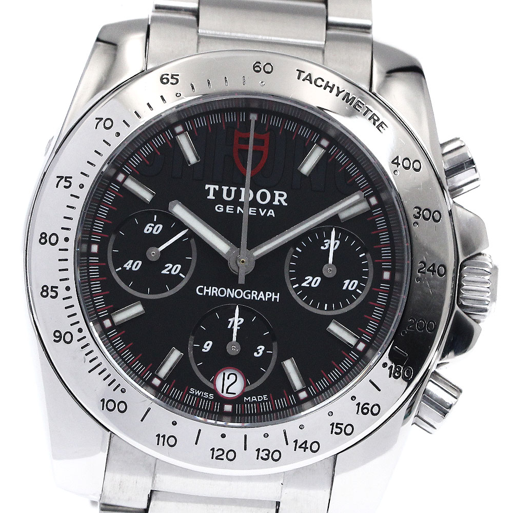 チュードル TUDOR 20300 スポーツライン クロノグラフ 自動巻き メンズ _877397【中古】