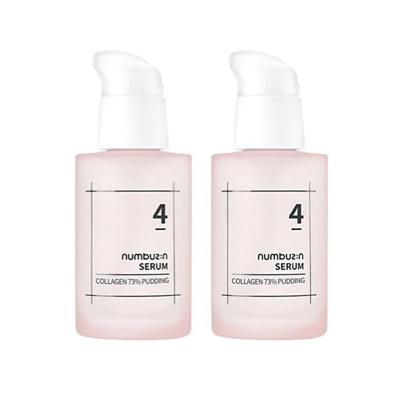 [1+1] 4番 ぷるんとコラーゲン73%セラム 50ml 2個