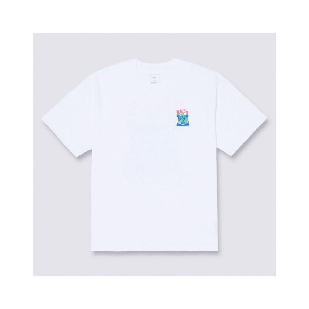 バンズインディー GFX ショートスリーブ T シャツホワイト VN000NMBWHT