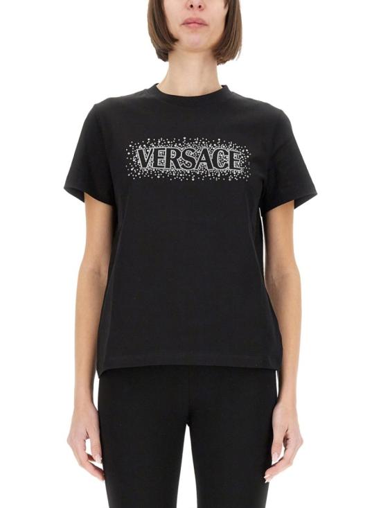 VERSACE Women Tops 1018981 1A136702B300 Black