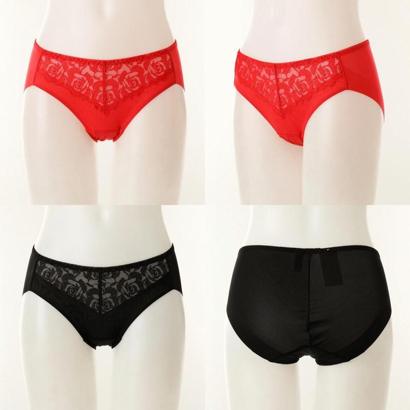 サルートローズ感覚女性ヘムパンティ2枚セットSDPT0458H2CCSG