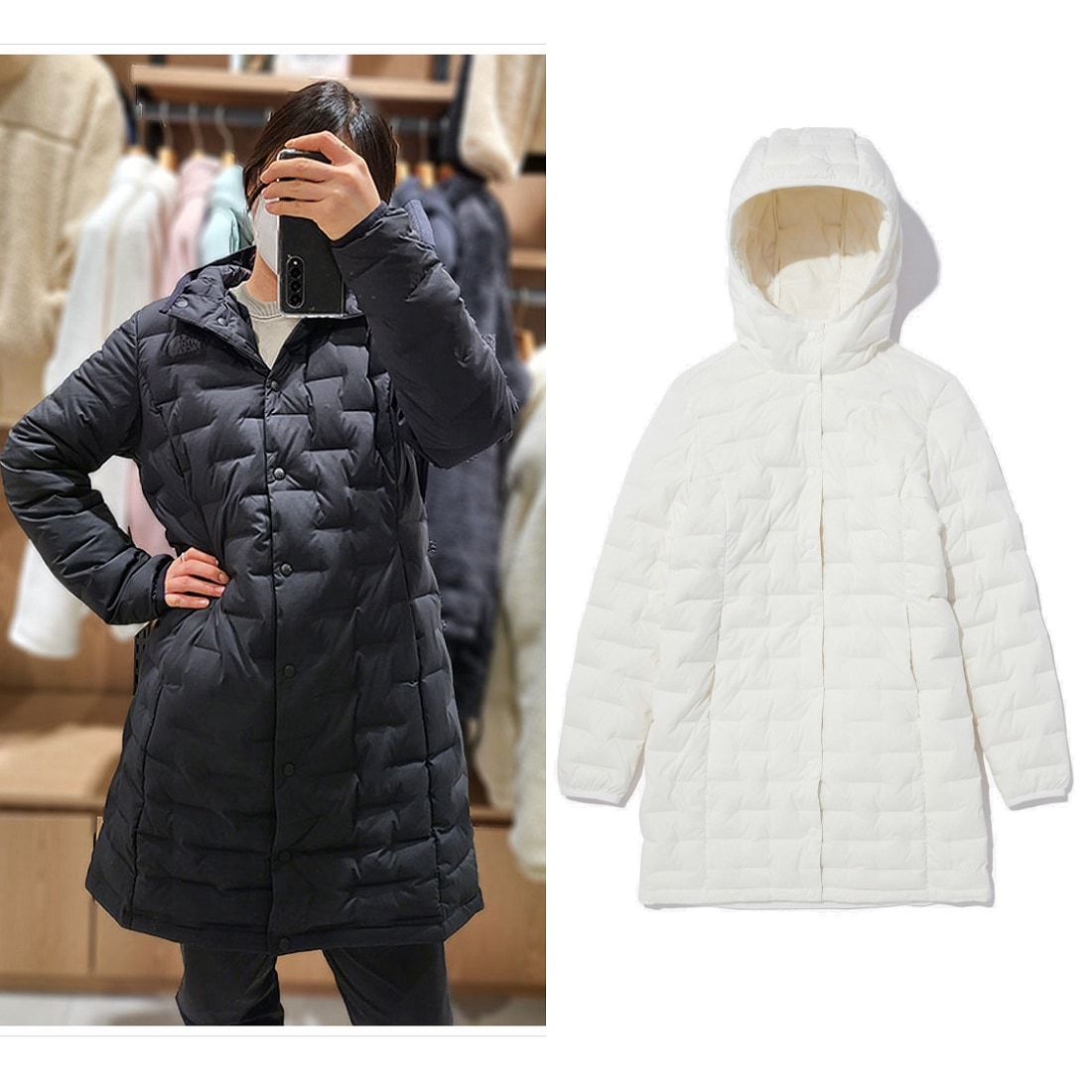 WomenS TUBE DOWN COAT 2色 新商品 韓国人気 肝節期 韓国ファッション ストリートファッション 女性服 冬のファッション 防寒用品 ダウンジャケット パディングジャケット