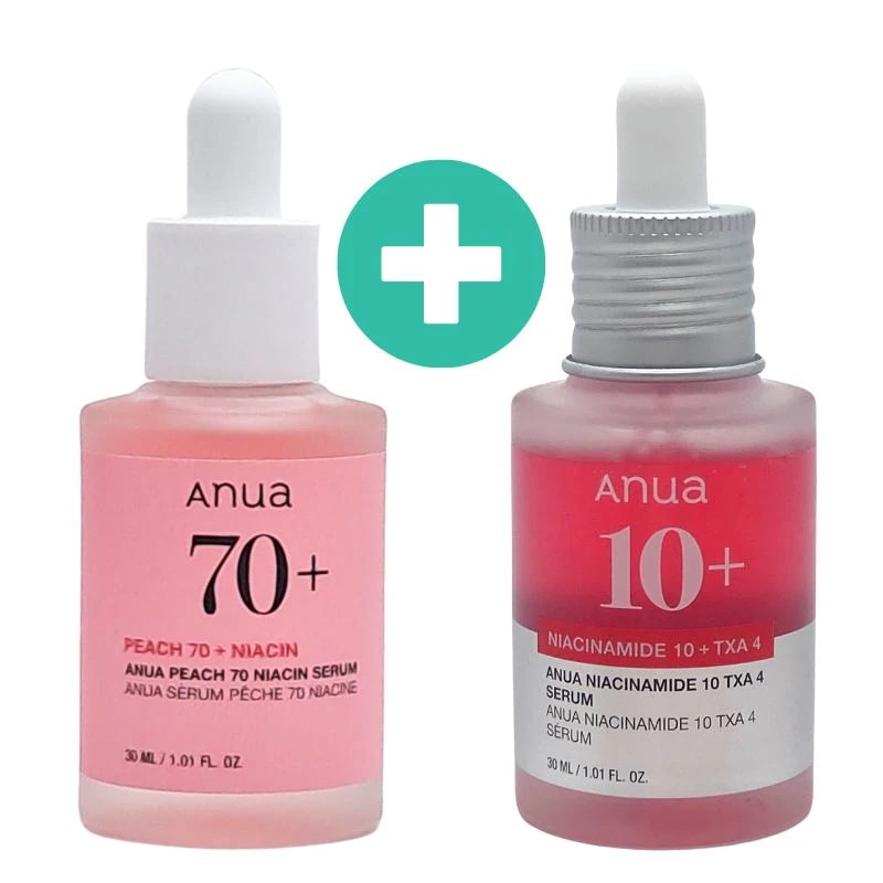 【2種セット】 [正規品] [2週 ブライトニングブースター] 桃セラム(DAY CARE)1本+TXAセラム(NIGHT CARE)1本mll #皮膚トーンアップ