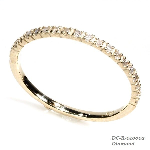 ファッションの K10YG0.18ct ダイヤモンド 10金 刻印有 国内生産 永遠