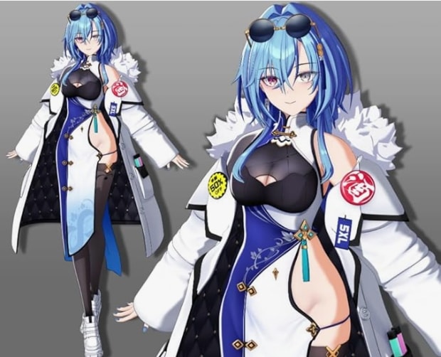 あおぎり高校新メンバーの春雨麗女 コスプレ衣装