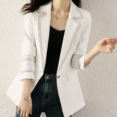 アウター ジャケット スーツ 袖あり 長袖 かわいい 可愛い きれいめ シンプル 上品 おしゃれ お洒落 かっこいい 可愛い 女子 こなれ感 クール 存在感 無地 春 夏 入学式