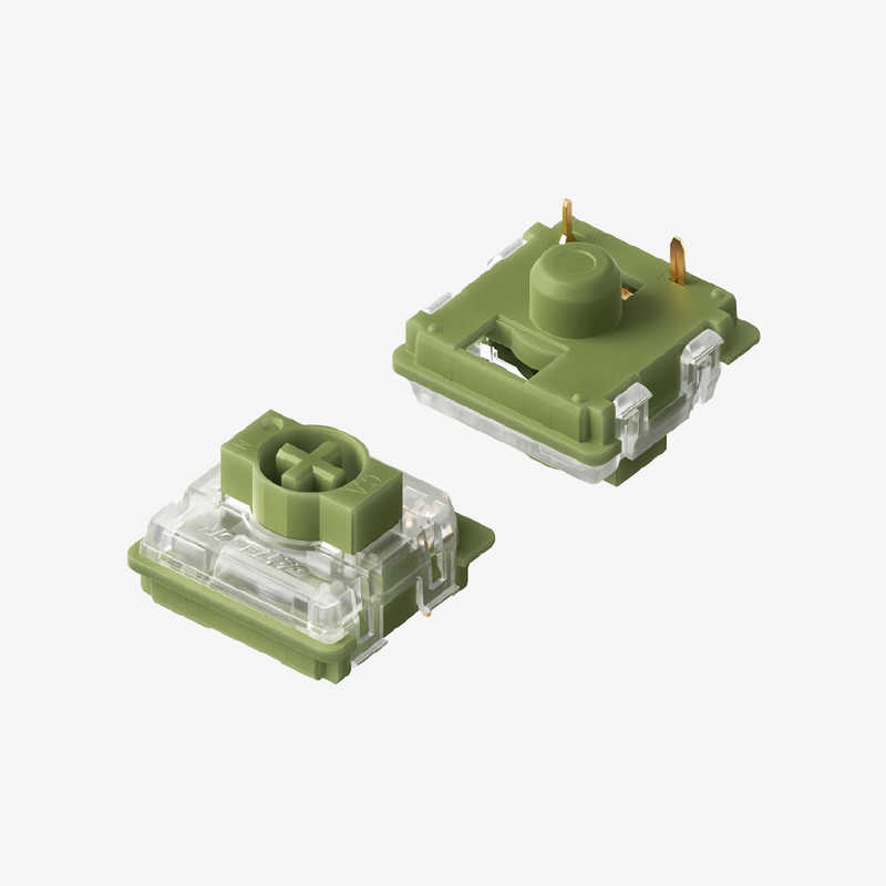 NUPHY　キースイッチ Gateron Low-profile Switches ［100個入］ Moss (Tactile 60gf) Moss （Tactile 60gf）　Gateron-m 6,076円