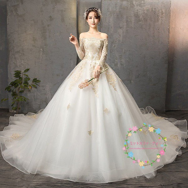 ウエディングドレス マタニティ エンパイア 花嫁 安い 長袖 白 秋冬 結婚式 ロングドレス 披露宴 ウェディングドレス 二次会 パーティードレス ブライダル ウェディングドレス エンパイア マタニティドレス 安い ウエディング