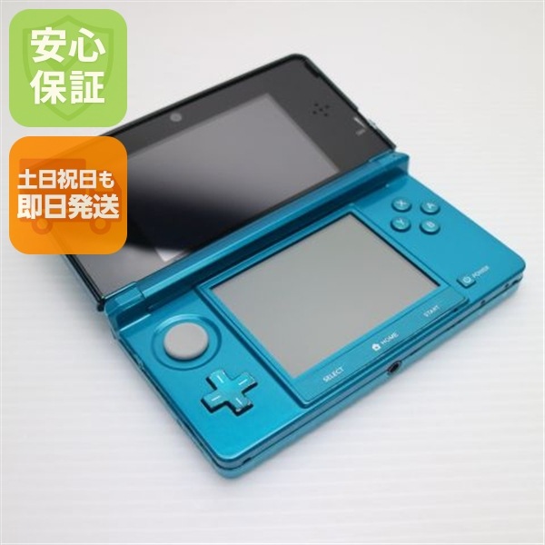 良品ニンテンドー3DS アクアブルー game 任天堂 48