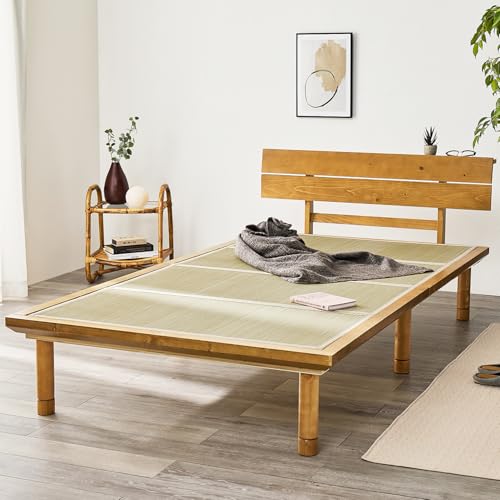 HAGIHARA萩原 ベッド 畳ベッド すのこベッド 棚付き 畳 マットレス