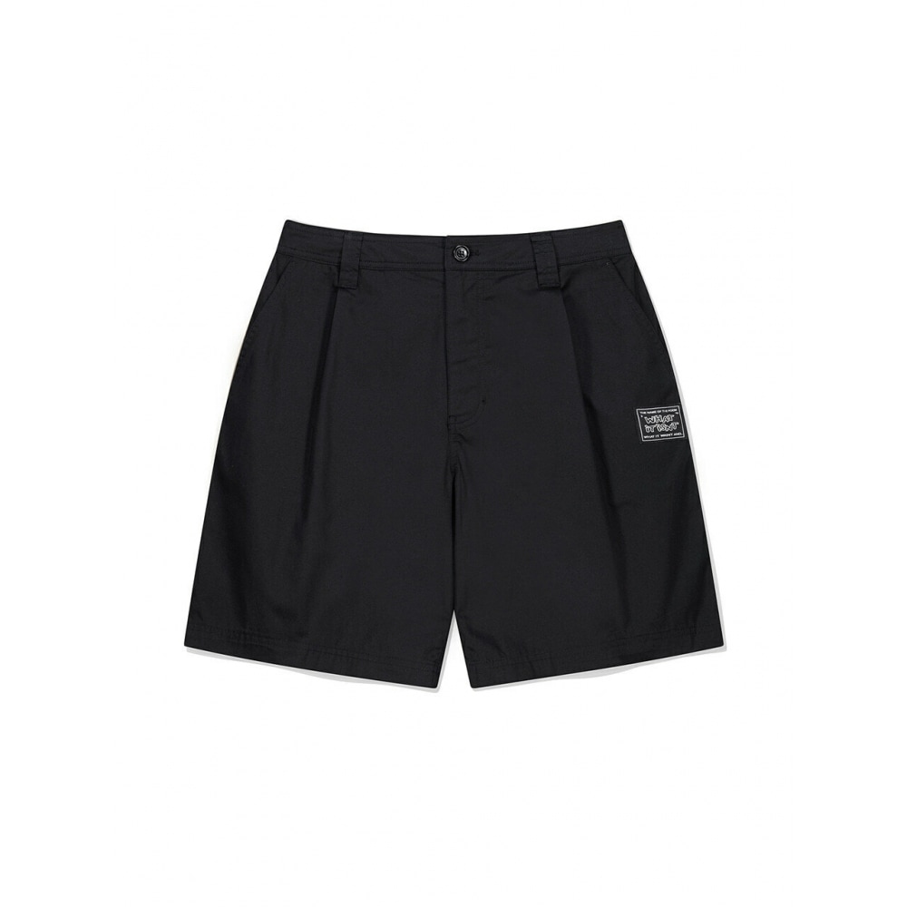 whatitisnt ロゴラベルチノショーツブラックその他 パンツ