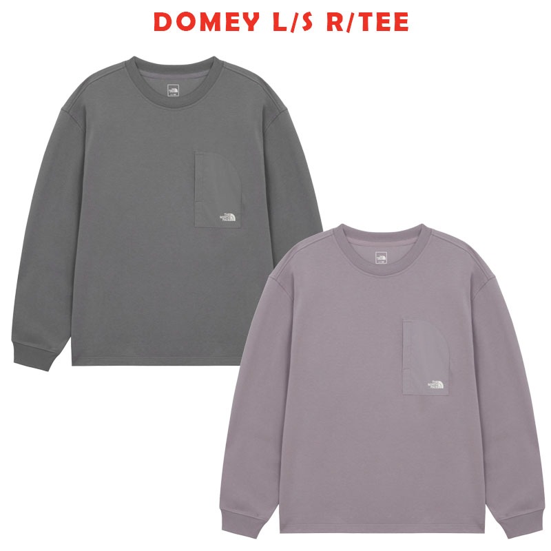 韓国正規品保証 関税負担なしNT7TR04A MS DOMEY LS RTEEデイリー 基本 着装 男子 女子 人気 韓国 ファッション 男女共用 アウトドア