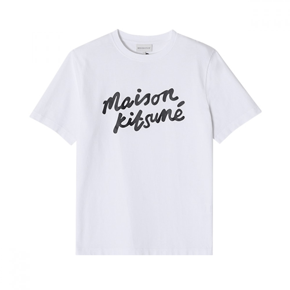 メゾンキツネ MM00101KJ0118 M186 手書きロゴメンズ半袖Tシャツ