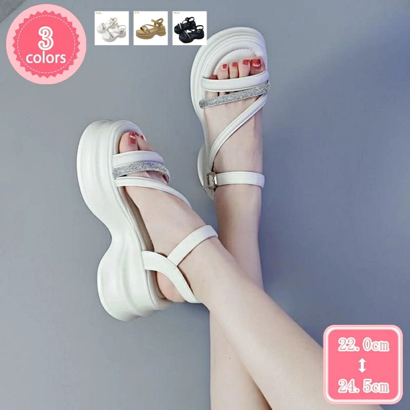 500円OFFクーポン オフィスサンダル レディース靴 チャンキーヒール 女性用 カジュアル クッション性 スポーツサンダル 厚底 軽量 ソフト ストラップサンダル ストラップ サンダル 通勤 通学
