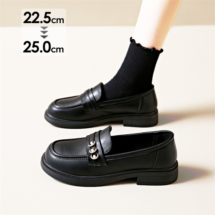 挑戦最安値!ローファー レディース フラットシューズ 革靴 歩きやすい 履きやすい おしゃれ 通勤 通学 可愛い 入学式 卒業式 シューズ ブラック