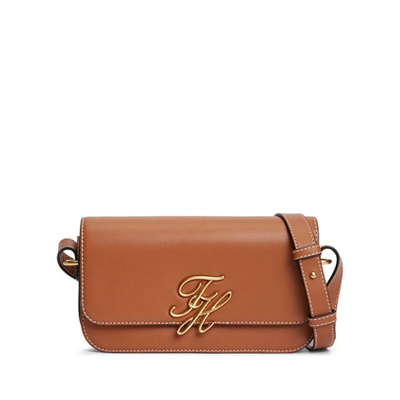 Tommy Hilfiger TOMMY HILFIGER 스크립트 플랩 크로스백 T22G1ABG060WT1GB8 186917 1787357 T22G1ABG060WT1GB8