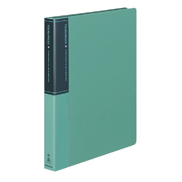 （まとめ買い）クリヤーブック タフネス A4縦 替紙式23枚ポケット30穴 緑 ラ-F730G [x3]