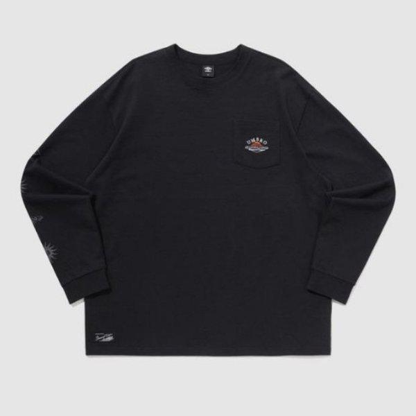 長袖Tシャツ LQC UQ121CRL11-BLK ウェイファインダーポケット長袖Tシャツ / BLACK