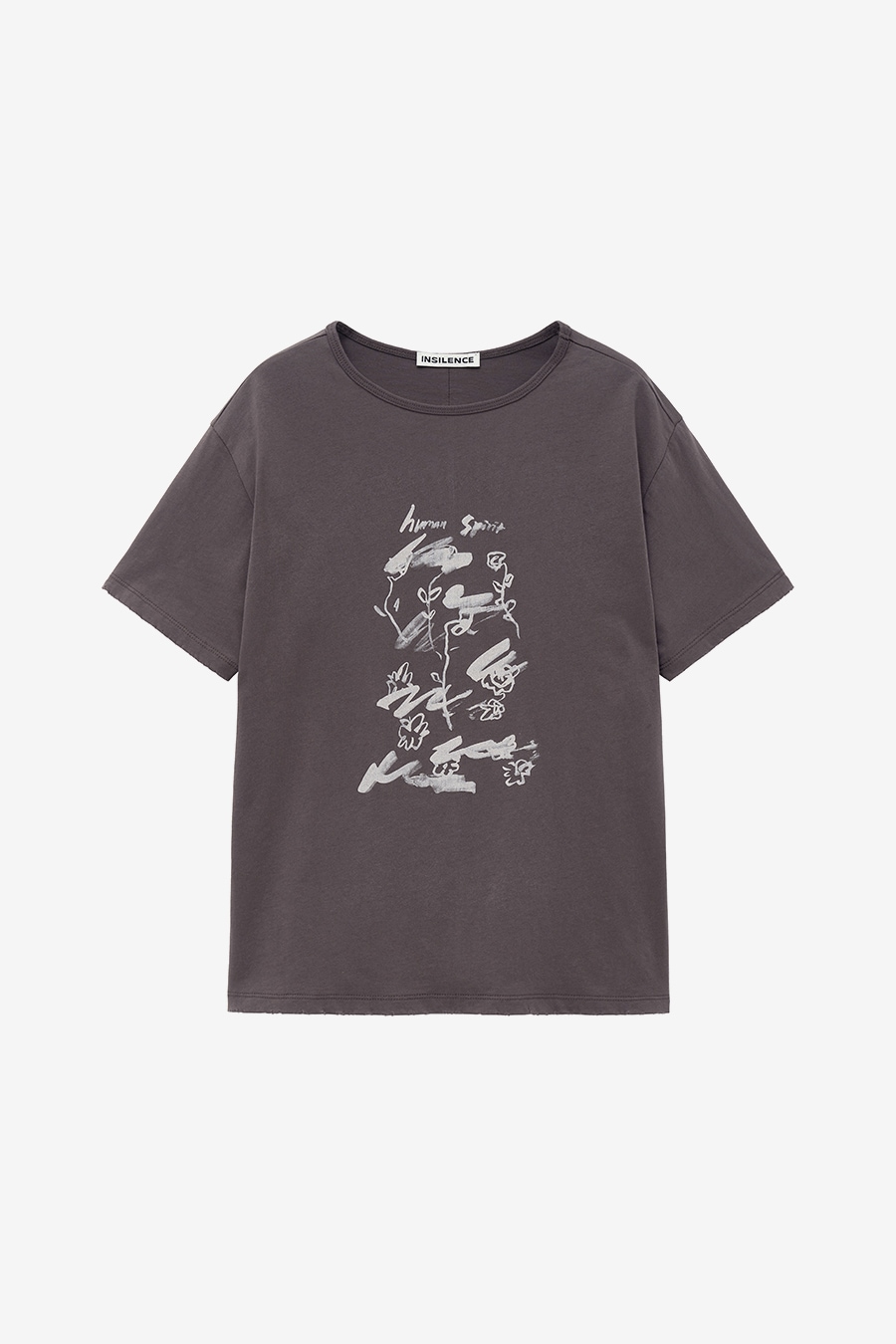 【INSILENCE】 VINTAGE SKETCH T-SHIRT : BROWN