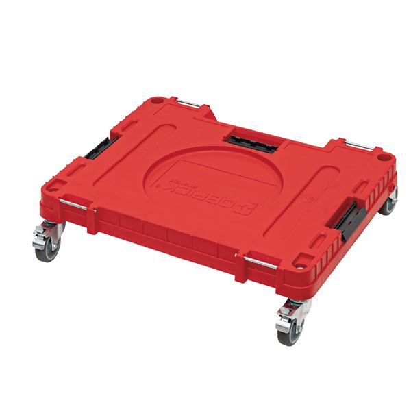 QBRICK キューブリック QS1 ストッパー付 キャスター 赤 SKRQTPONE2WCZEPG003 工具 作業工具 道具 ツール DIY