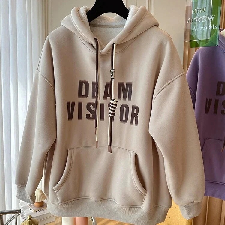 【即納】店舗お勧め!パーカー ゆったりスウェット 韓国風ファッション ゆったり おしゃれ 花柄 フード付き プルオーバーデザイン 厚手 ウォーム スウェット ニッチデザイン カジュアル トップス 母日