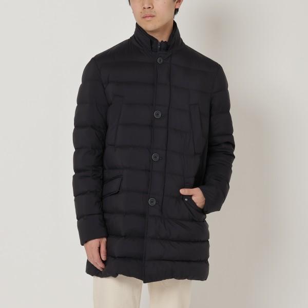 ダウンジャケット コート イル カッポット スリムフィット ネイビー メンズ PI007ULE 19288 9200