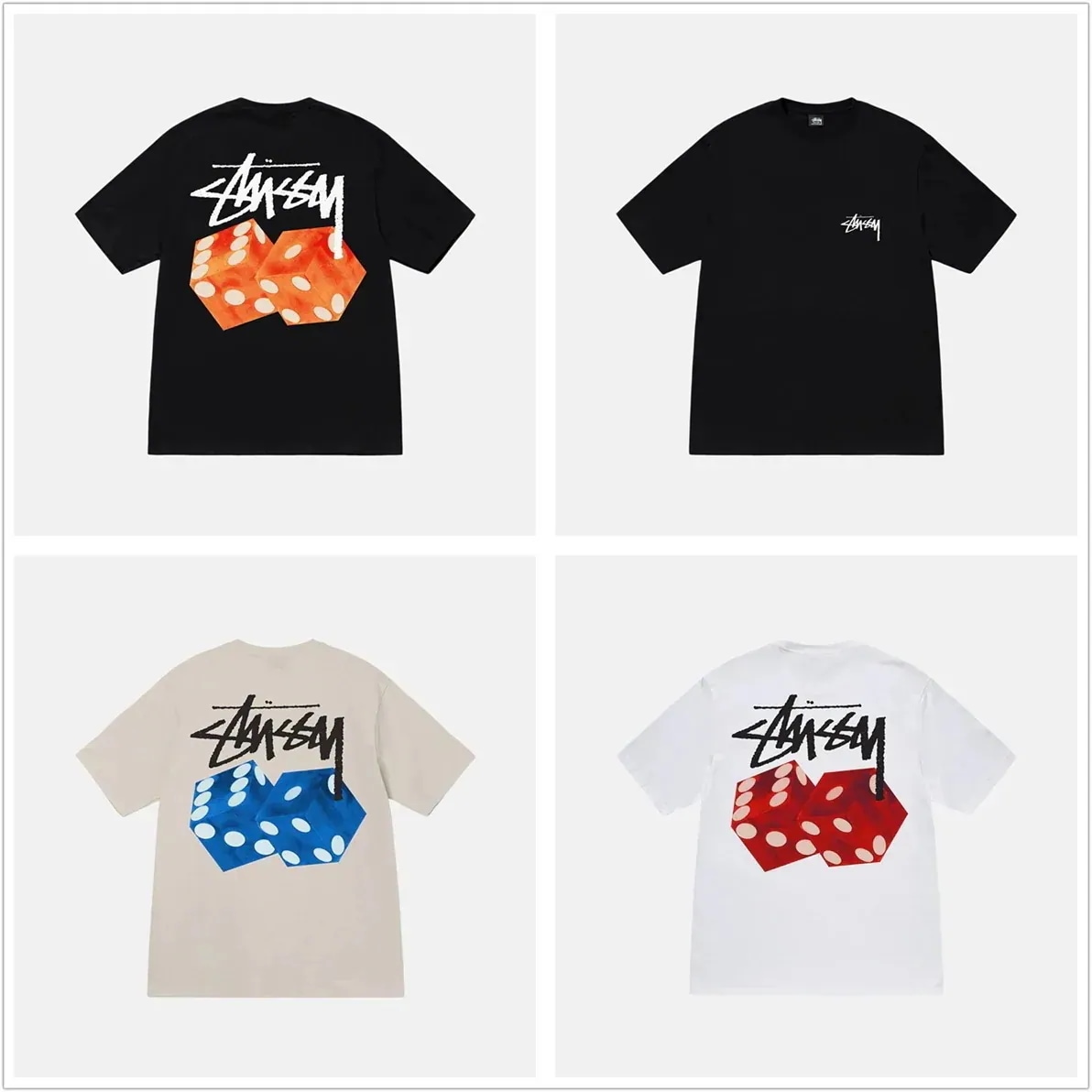 STUSSY カットソー 半袖 STUSSY メンズ STUSSY DICED OUT TEE - Tシャツ 1904971 並行輸入品