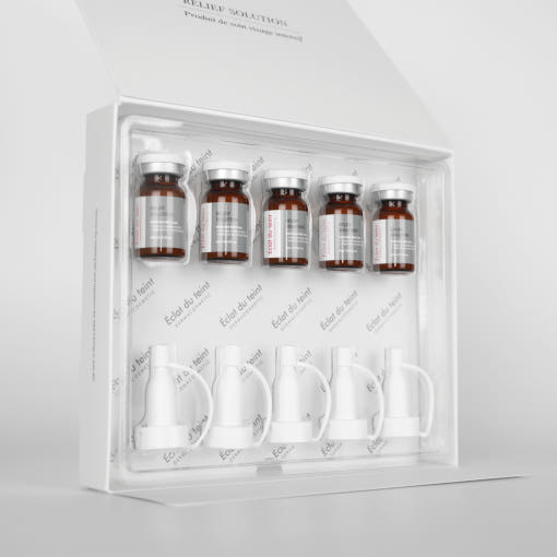 エクラデュタン リリーフ ソリューション 肌を鎮静 水分アンプル 1box(5ml x 5ea)+マスクパックをプレゼント