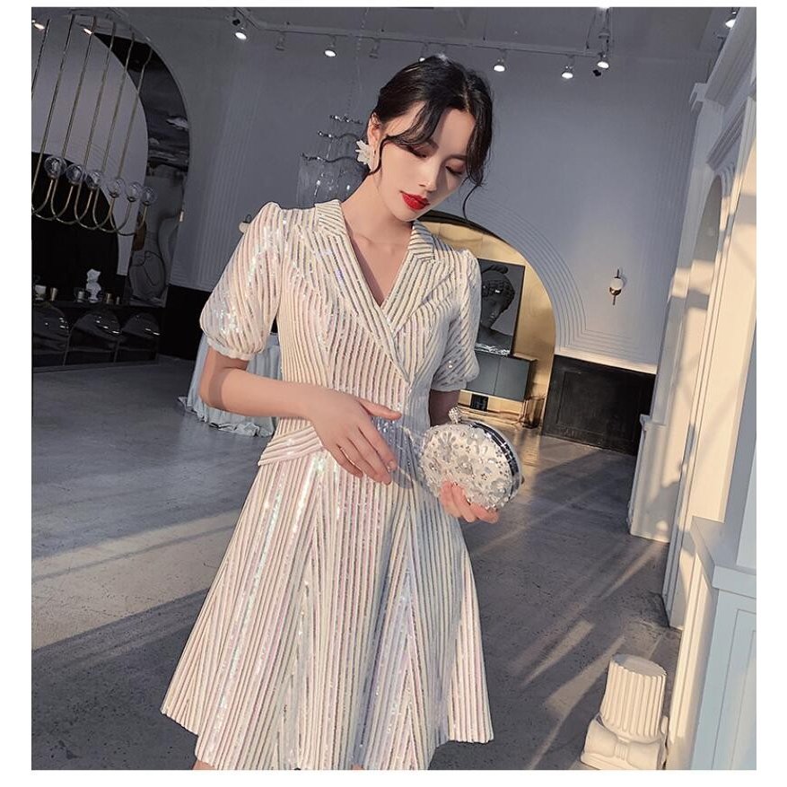 ウエディングドレス aラインワンピース 袖ありパーティードレス ミモレ丈ドレス 大きいサイズ 結婚式