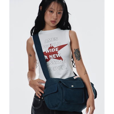 Qoo10 AMES-WORLDWIDE DENIM DUFFLE BAG スクエ Qoo10 AMES-WORLDWIDE DENIM DUFFLE BAG スクエ