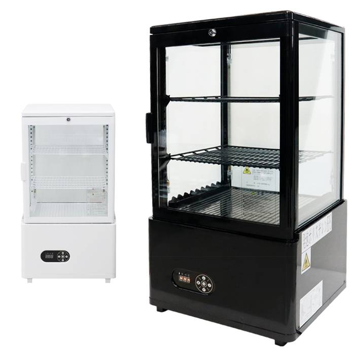 ショーケース冷蔵庫 ディスプレイ コンプレッサー式 おしゃれ ###冷蔵ケース58L###