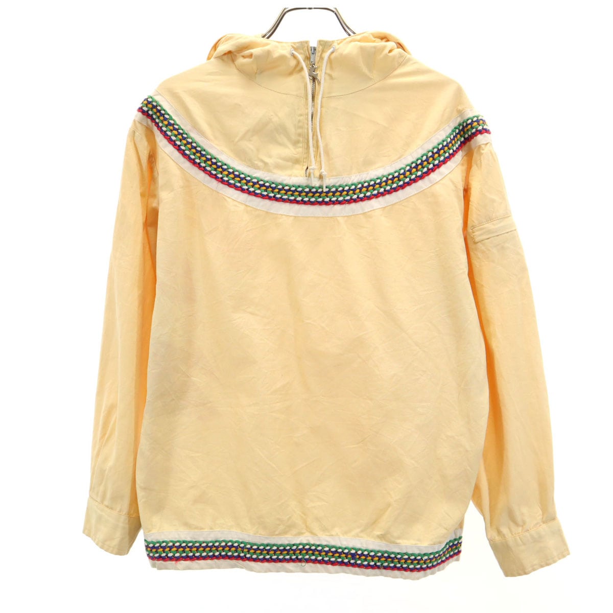 White Stag 70s ヴィンテージ 長袖 ハーフジップ パーカー クリーム プルオーバー レディース 古着 4,802円