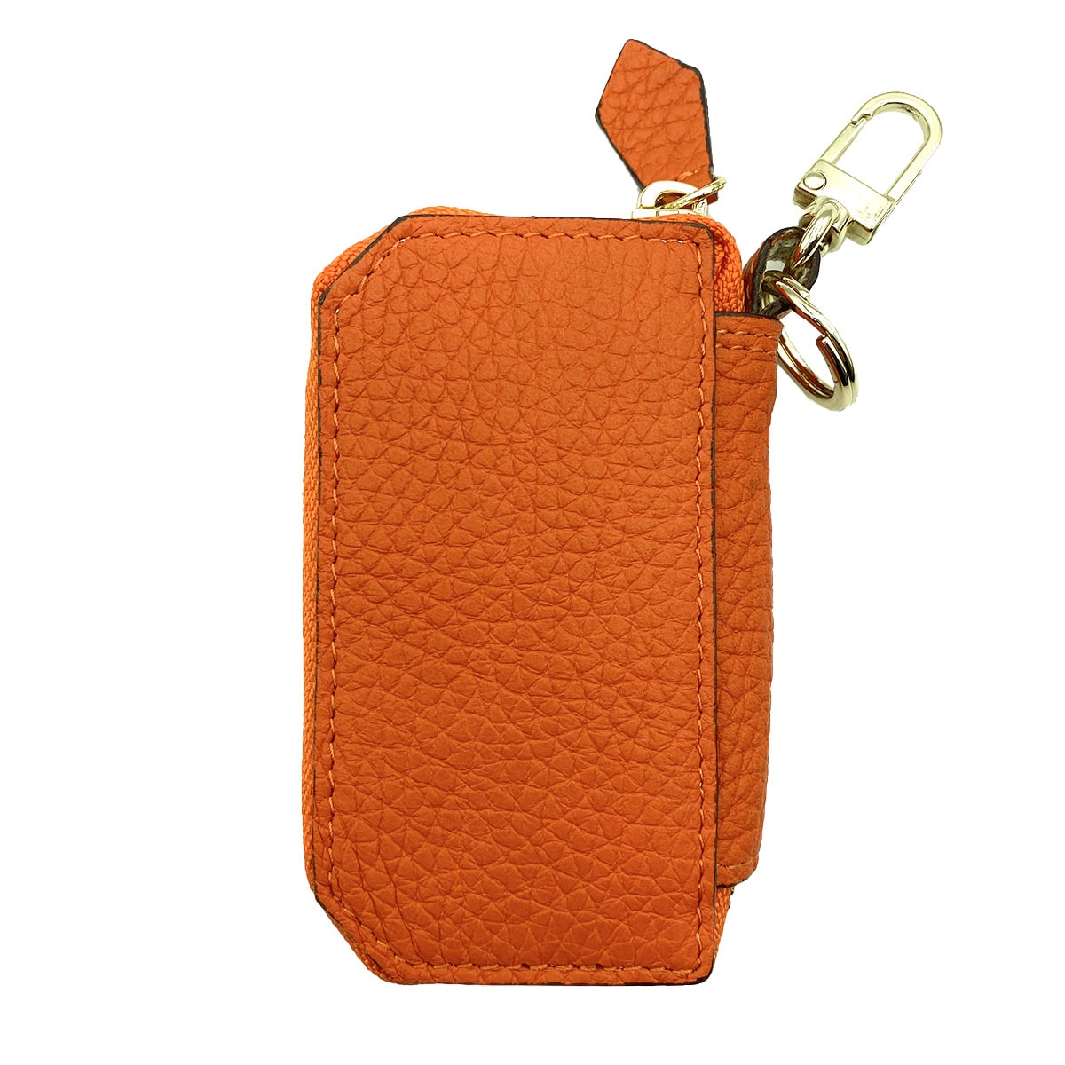 本革 キーケース スマートキー シュリンクレザー 牛革 鍵 カギ 車 キーチャーム キーリング付き シボ革 くすみカラー 小サイズ GZKC-A693