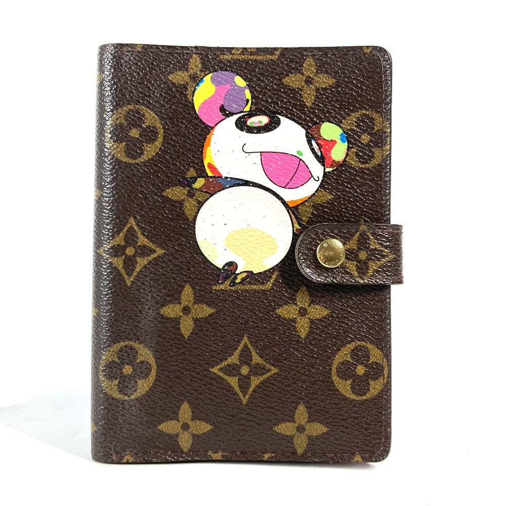 手帳カバー R20011 アジェンダPM モノグラム パンダ 村上隆コラボ モノグラムキャンバス ブラウン 35,750円