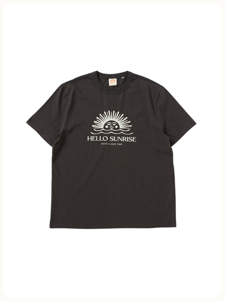 HELLO SUNRISE Original Logo Tee CharcoalTシャツ・カットソー
