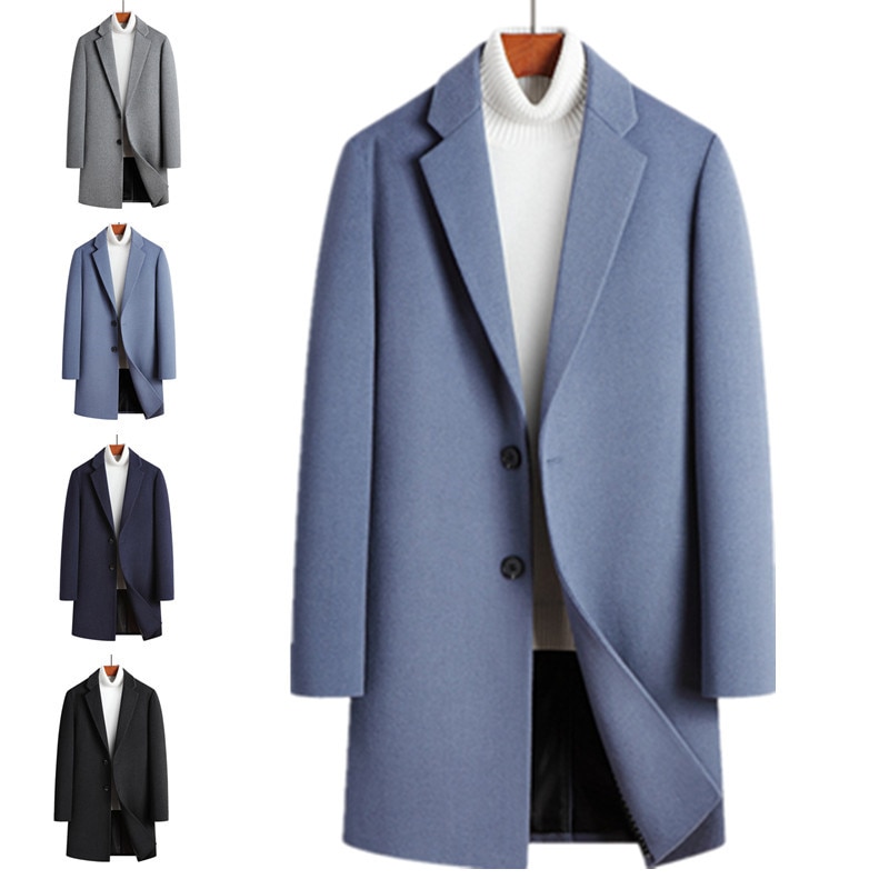 チェスターコート メンズ トレンチコート ラシャコート ロングコートメルトンコート ビジネスジャケット アウター 紳士服 防寒保温