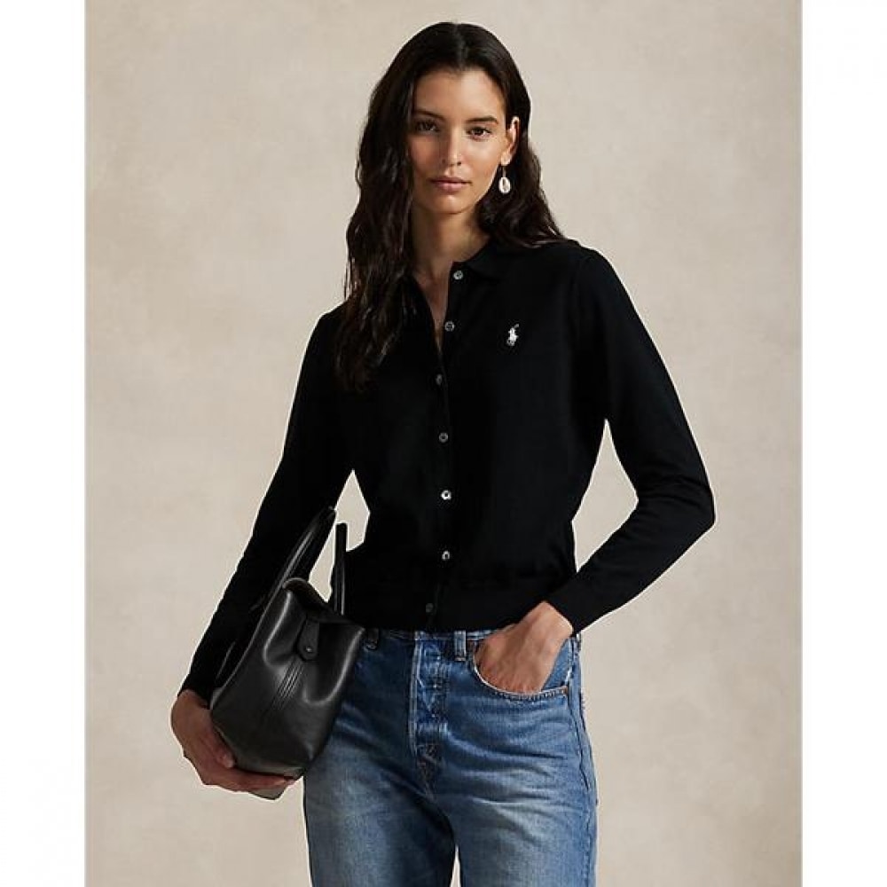 ポロラルフローレンレディースポロカラーボタンカーディガン (WMPOSWENDW20437001)