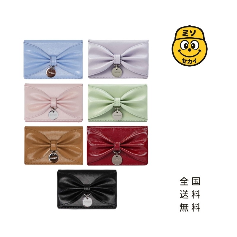Toque Balaca リボンデザイン カードウォレット 財布 7色展開