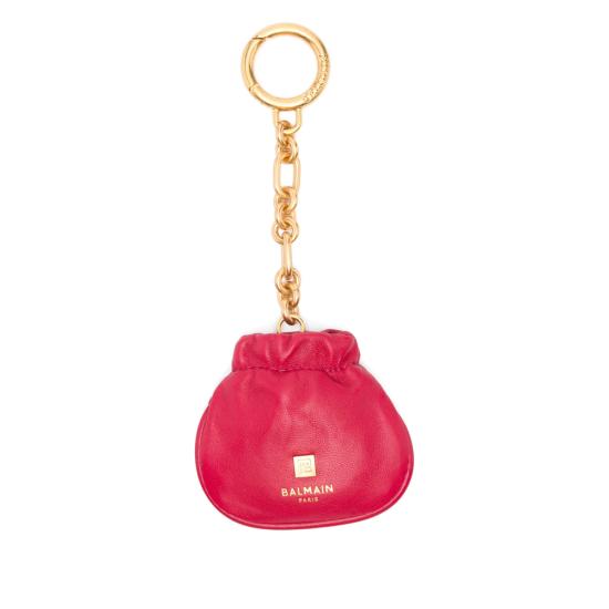 BALMAIN Women Key Holder GN1RR269 LNAH 4CJ RED GOLD