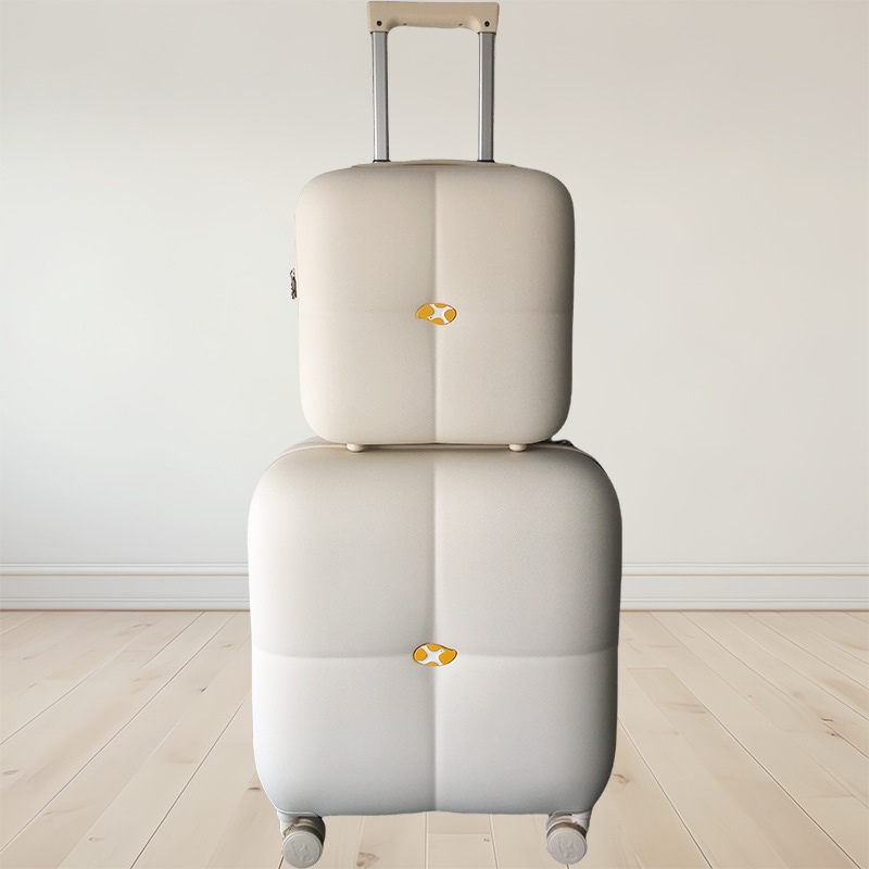 大容量母子ボックス高価値小型14インチ化粧バッグ荷物男女PC落下防止耐摩耗旅行ケース