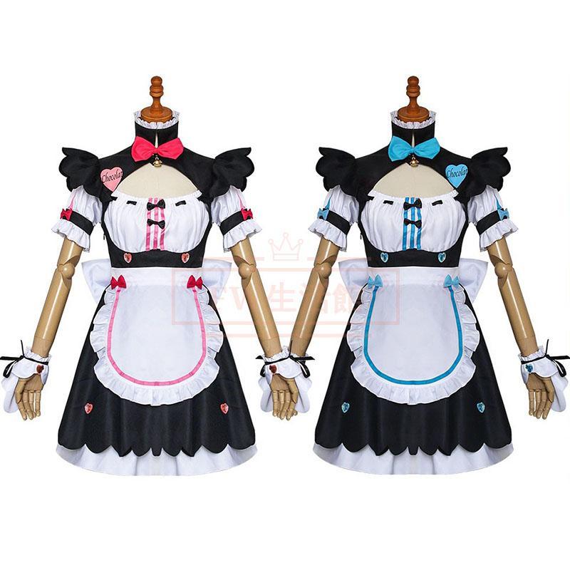 【新品開催 即納】ネコぱら ショコラ バニラ コスプレ衣装 コスチューム cosplay イベント演出服アニメ変装仮装ハロウィン