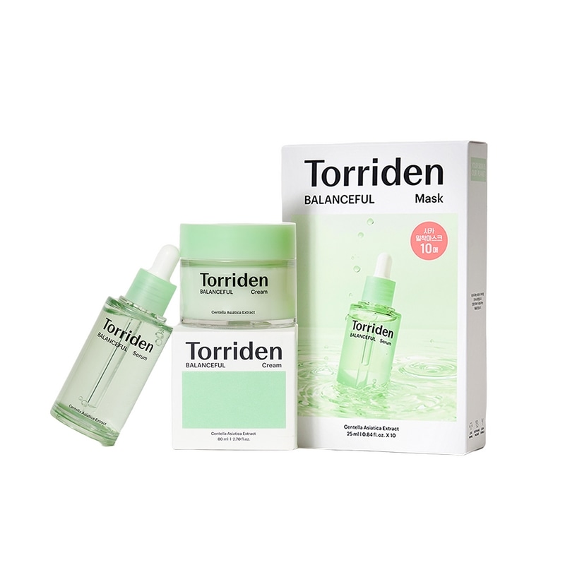 [3種セット] トリドンバランスプール緊急鎮静ケア3種セット(セラム50ml+クリーム80ml+マスクパック10枚)